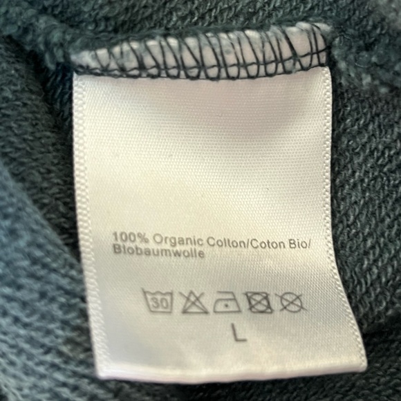 ANINE BING Miles Sweatshirt | washed dark sage | L - Picture 7 of 7